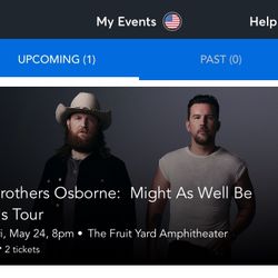 Brothers Osborne Tickets (x2)