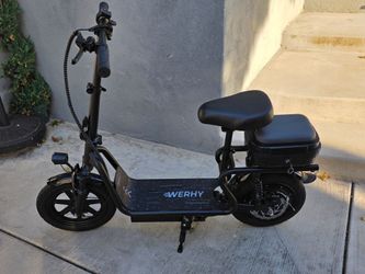 Electric Scooter With Seat