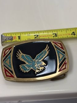 BLUE TURQUOISE WITH RED DESIGN THAT POCO AND MONEY CLIP BRAND NEW NEVER USED BEAUTIFUL BLUE TURQUOISE WITH RED DESIGN THAT POCO AND MONEY CLIP