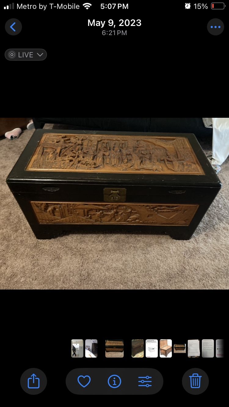 Vintage 1980’s Chinese Trunk