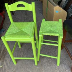 Nice set seat is 24 inches tall