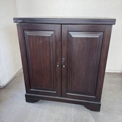 Pottery Barn Bar Cabinet 
