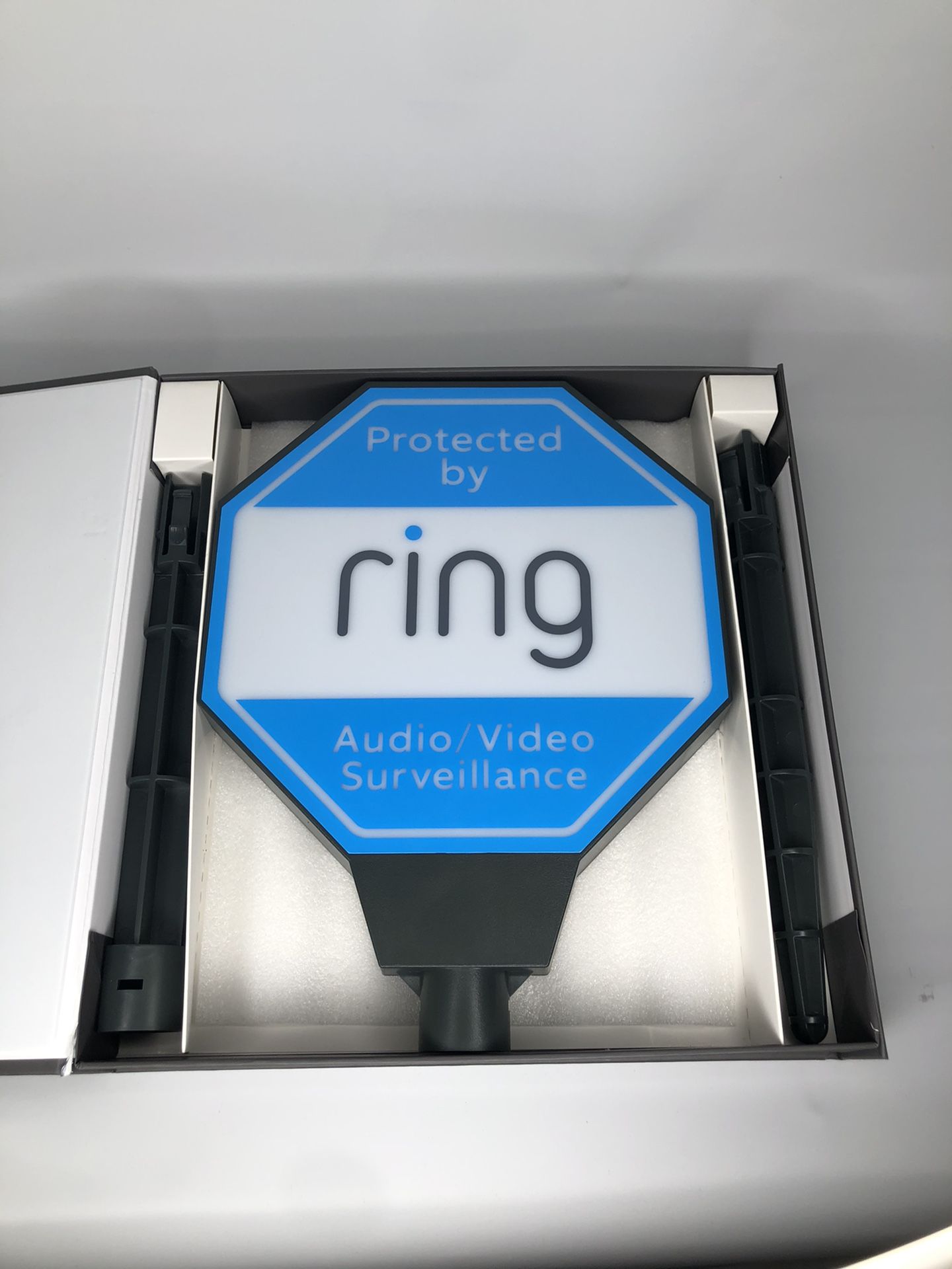 Ring solar security sign