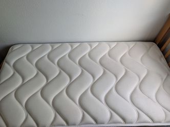 Twin mattress used only for a couple weekends. Great condition!