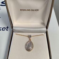 New In Box, Sterling Silver Necklace 