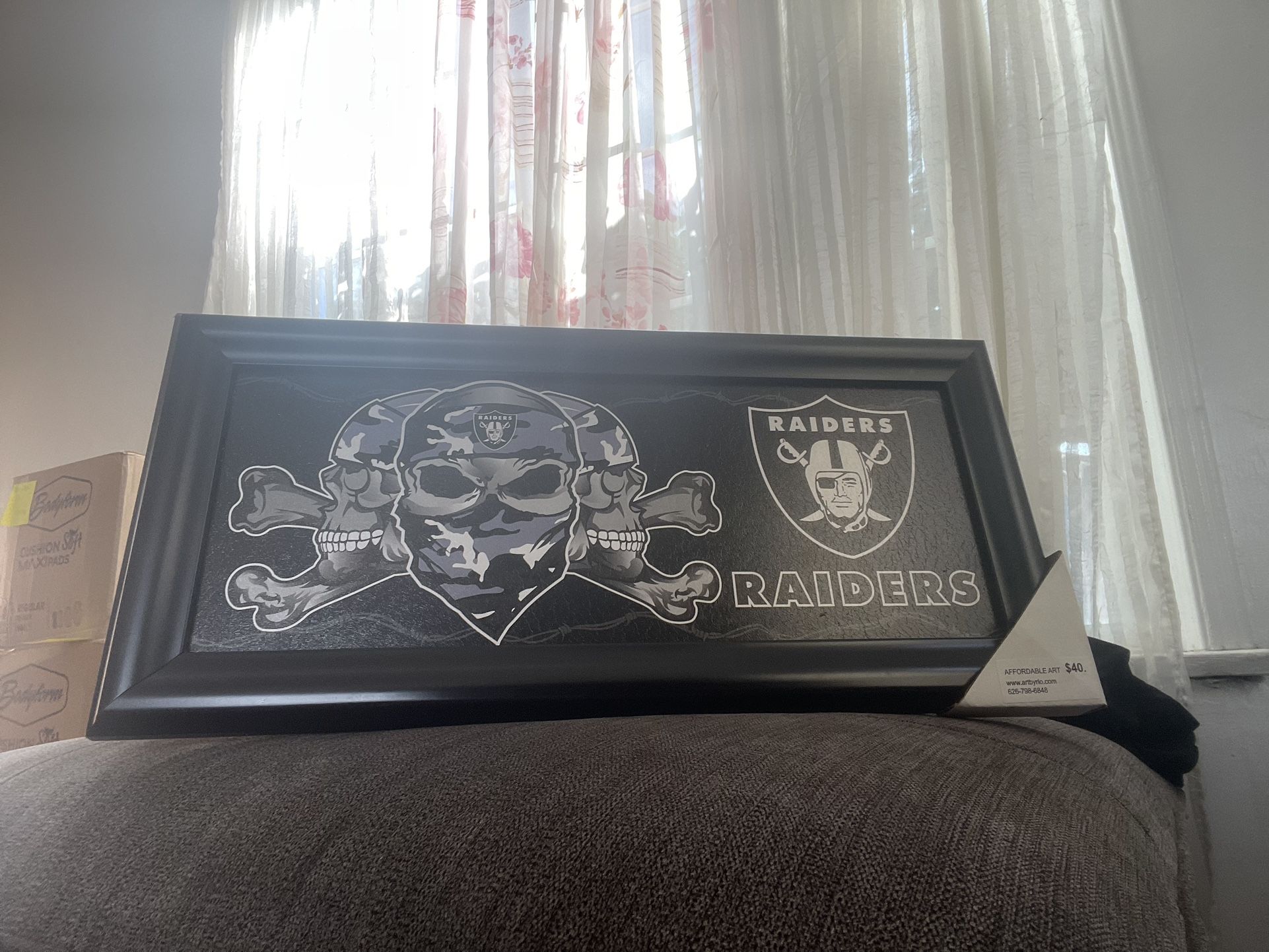 Custom RAIDERS ART PEICE