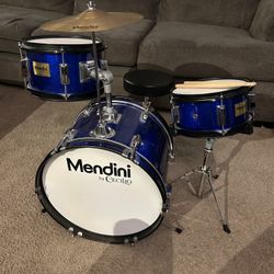 Mendini by Cecilio 3 Piece Junior Drum Set