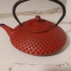 Vintage Iron Japanese Tea Pot 