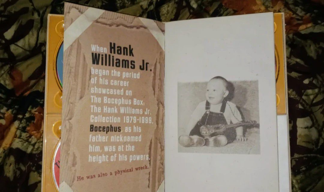 Collector's Edition Hank Williams Jr. The Bocephus Box 1(contact info removed) 3 CD Set Collection 
