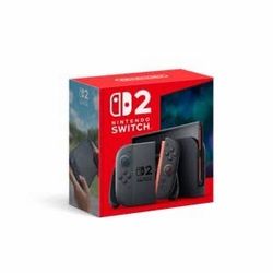 Switch 2 with 256gb of memory and a case