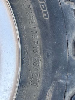 4 BFGoodrich All-Terrain KO2 Tires on 6-Lug Steel Wheels