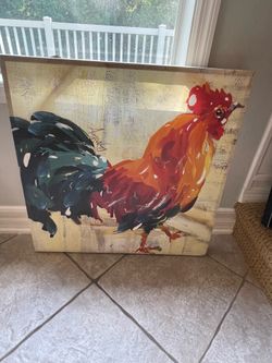 Art / print on canvas