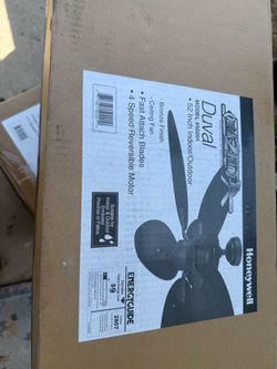 Honeywell Duval 52-Inch Ceiling Fan Bronze