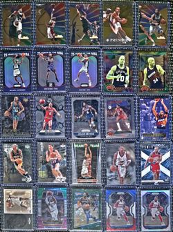 NBA Prizm/Refractor/Chrome Legends Card Lot – 25 Cards