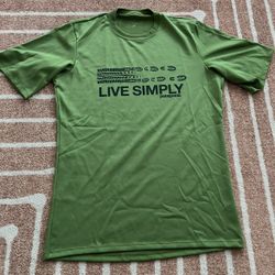 Patagonia live simply Capilene  performance top men size S