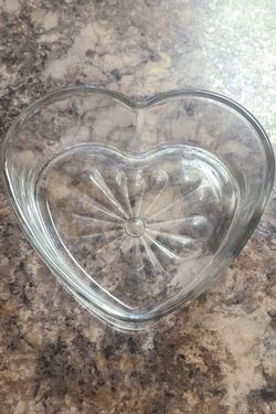 Heart shaped candy dish