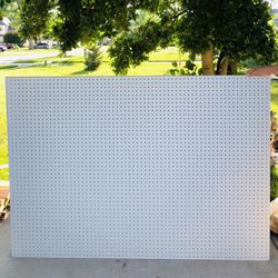 Pegboard Panel Size1/4 thick 66/46 $15 