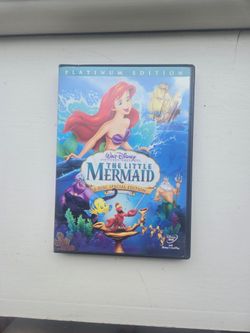 The Little Mermaid DVD - 2-Disc Special Platinum Edition - Good Condition