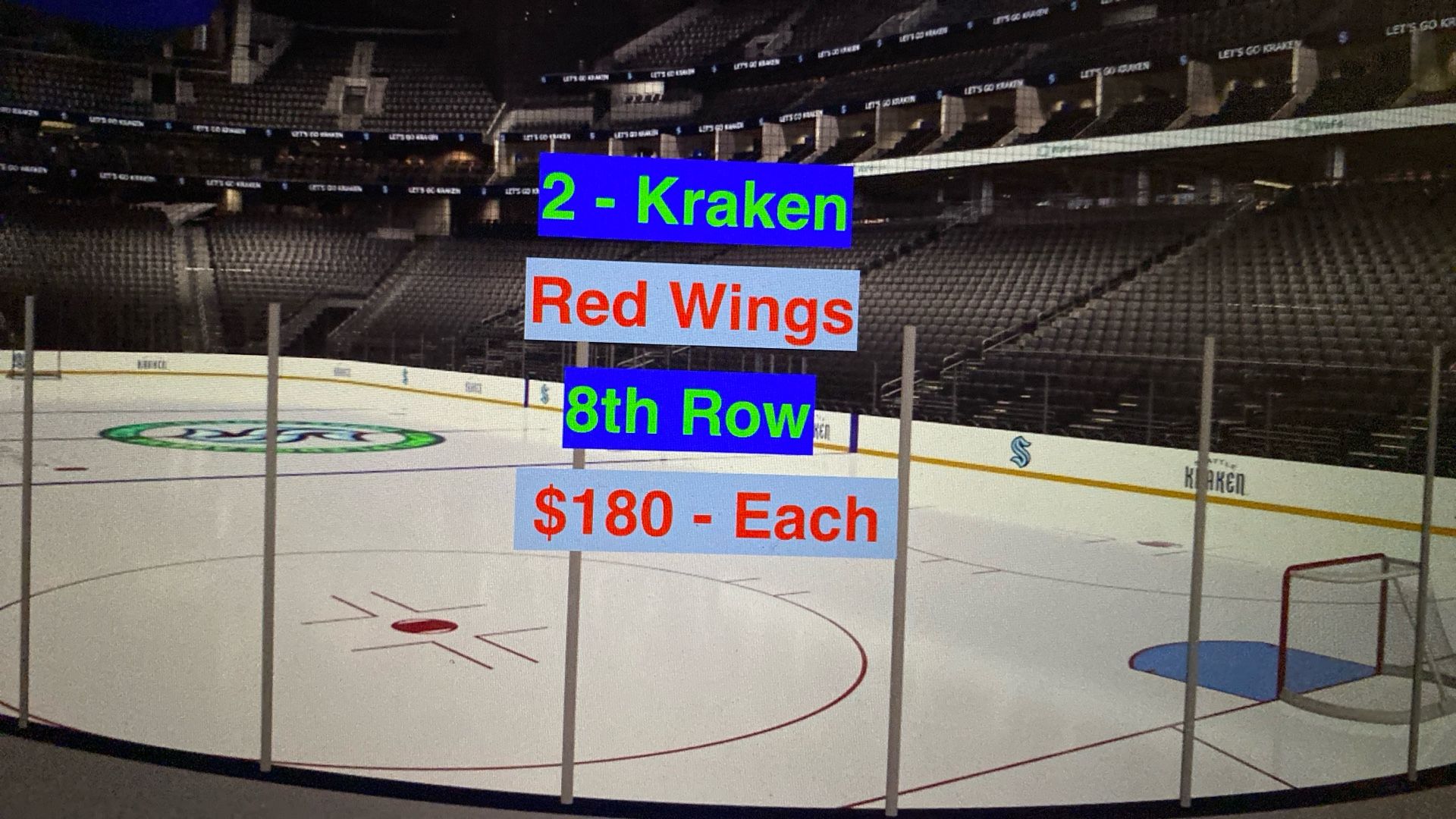 Kraken Red Wings Tickets