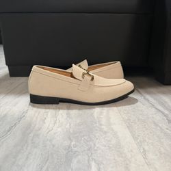 Beige Loafers 