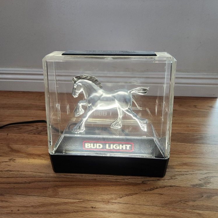 Vintage Beer Budlight Light Sign