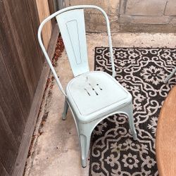 8 Metal Restaurant chairs 