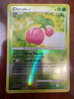 Pokemon Cherubi 75/130 Diamond & Pearl Common Reverse Holo NM/M PACK FRESH ⭐️