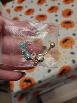 Bikini Top Belly Button Ring 