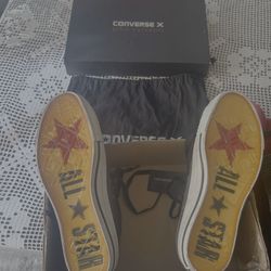 Converse x John Varvatos Hi Staples Beluga Turtle Dove(used once)