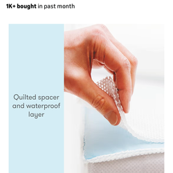 Newton waterproof crib mattress pad