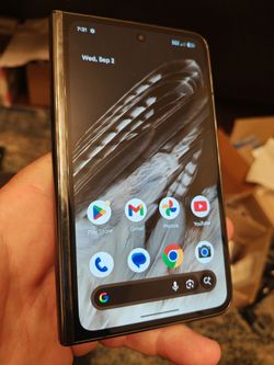 Sim Unlocked Google Pixel Fold 256gb unlocked bootloader for Graphene