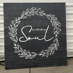 Large Wooden Wall Decor