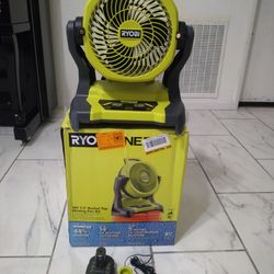 Ryobi 18v 7.5" Misting Fan Kit 