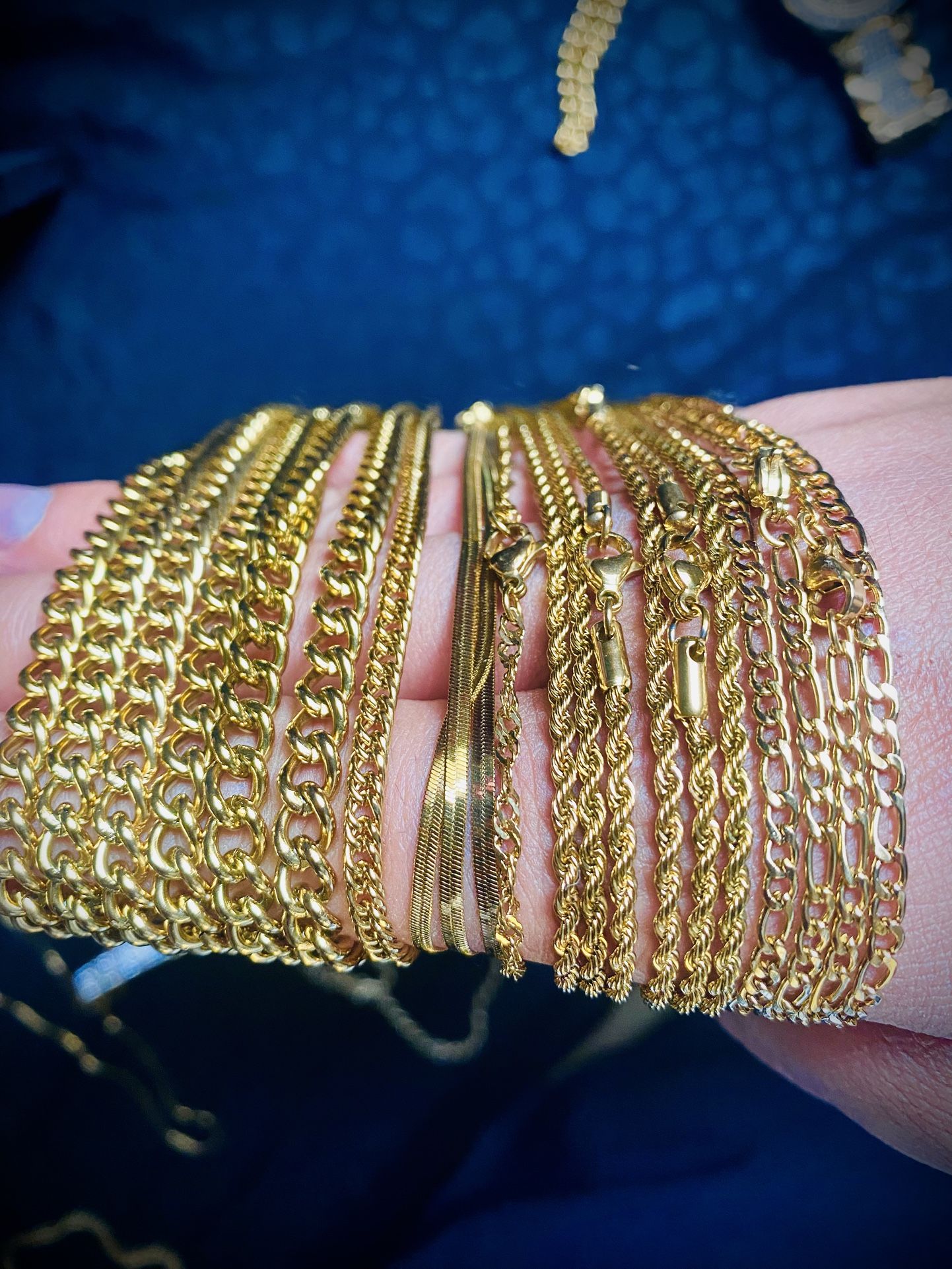 Gold 18in Chains 