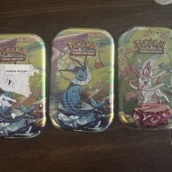 Pokemon Cards Prismatic Tins New