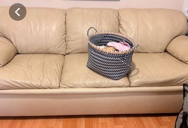 Leather Sleeper Sofa