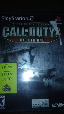 Used Ps2 call of duty game