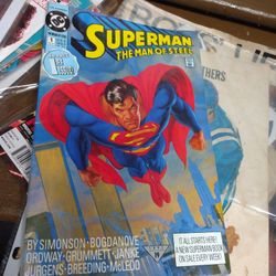 Superman The Man Of Steel #1 DC Comic Book 1991 *HIGH GRADE* 
