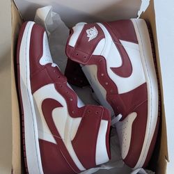 Size 12 - Air Jordan 1 Retro OG High Artisanal Red New Damaged Box DZ5485-160