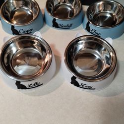 Personalized Cat Bowls