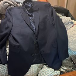 Men Sport Jacket Navy Blue Dockers