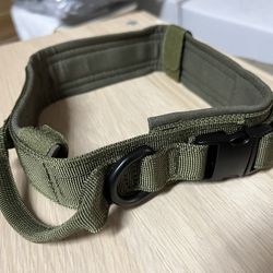 Large Tactical Dog Collar - Green