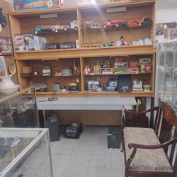 Wood cases (2) approx 6 ft long