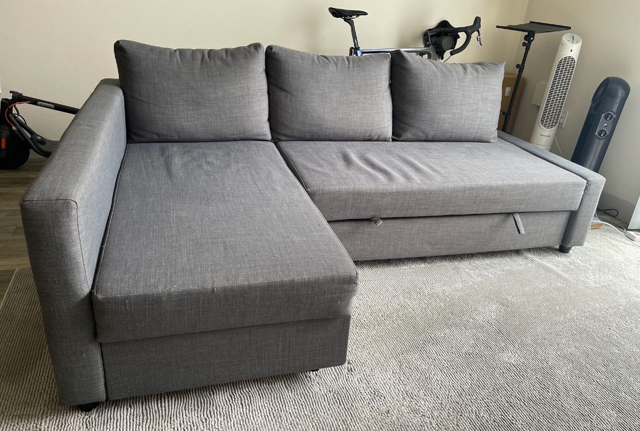 IKEA Gray Friheten Sectional Sofa Bed - FREE DELIVERY 🚚 