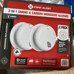 First alert Smoke and carbon Monoxide With Voice And Location Alert