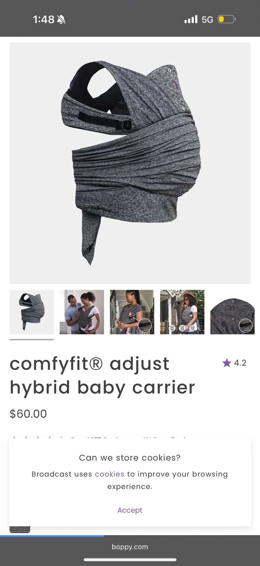 Boppy baby Carrier