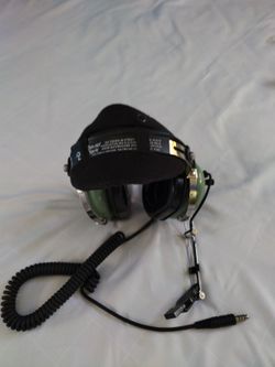 David Clark Aviation Head Set Model H10-76 Net Weight 19 Oz