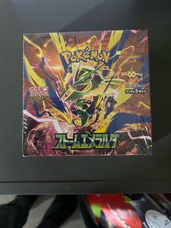 Pokémon Japanese Storm Emerald Booster Box Sealed
