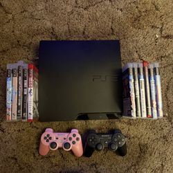 PS3 with games