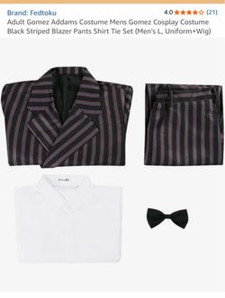 Gomez Addams Men's Costume Set